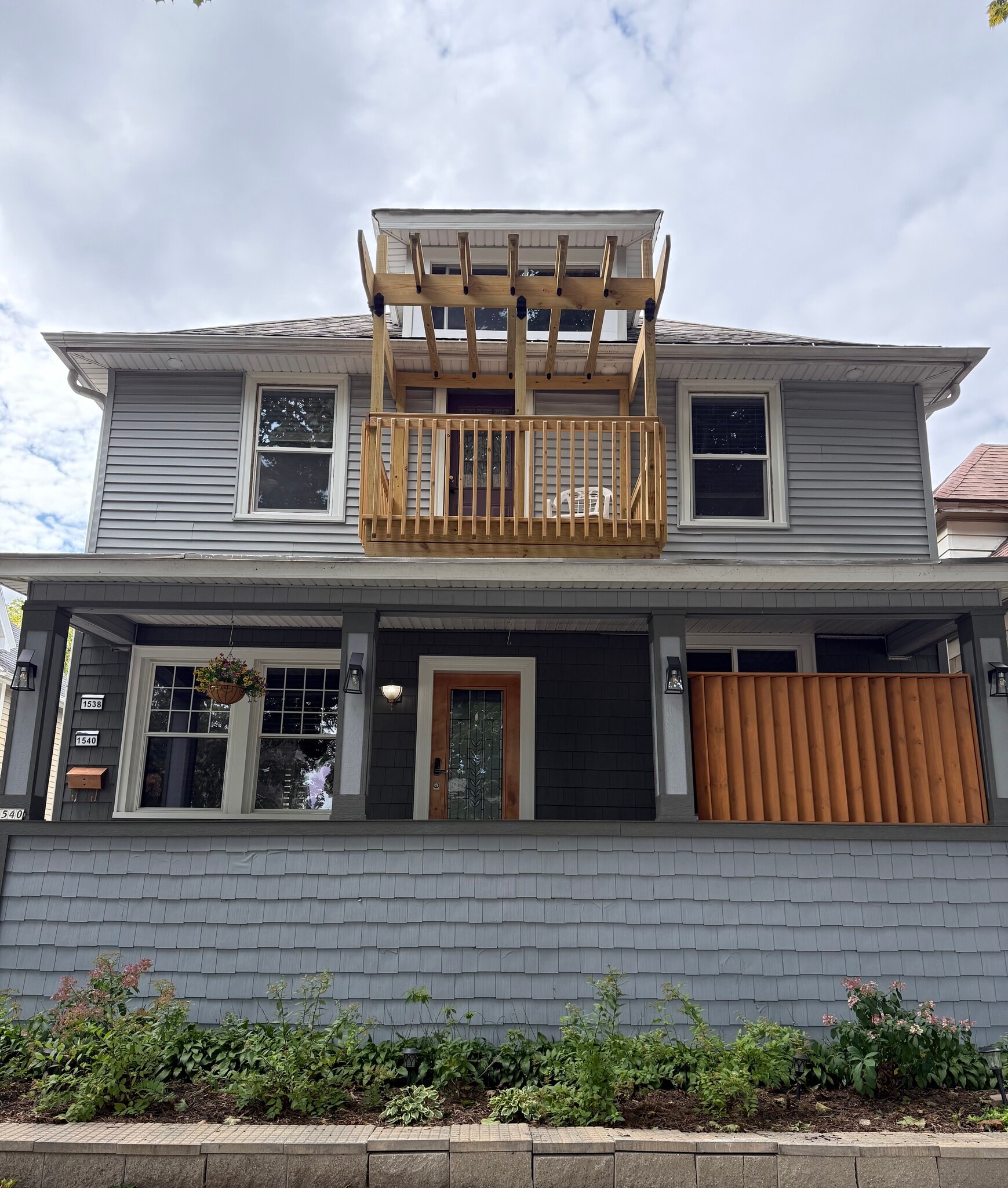 Front porch, front balcony - 1540 N 10th St