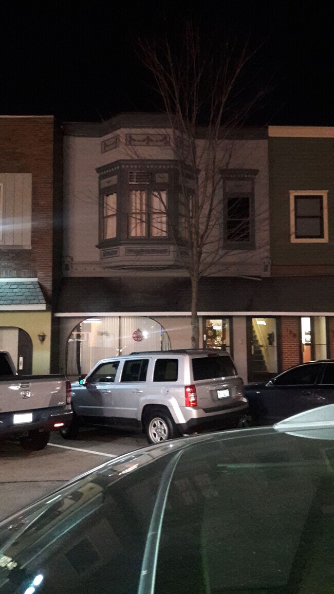 Front elevation with secure locked doors - 132 N 3rd St