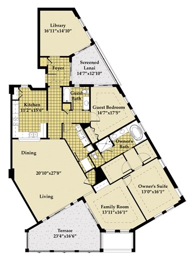 1BR/2BA - The Palms at Riviera Dunes