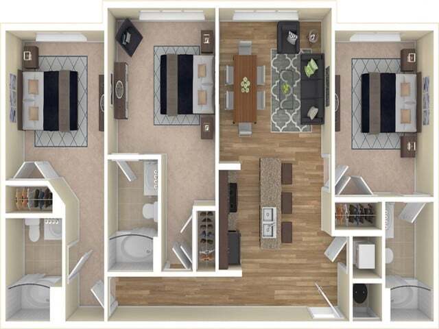 Floorplan - Campus View Apartments