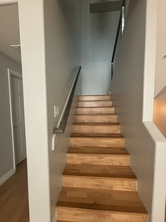 stairs to the 3rd floor - 615 E Portland St