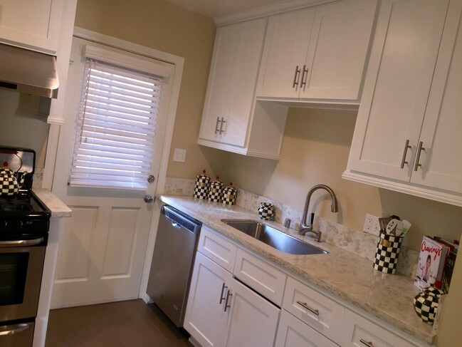 Kitchen with backdoor - 457 Oak St