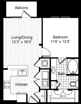 Floorplan - The Edge at Glade Parks