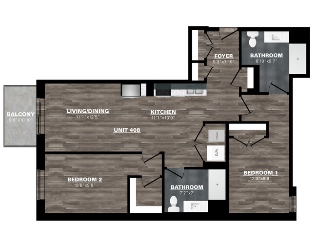 Floorplan - The Mondrian