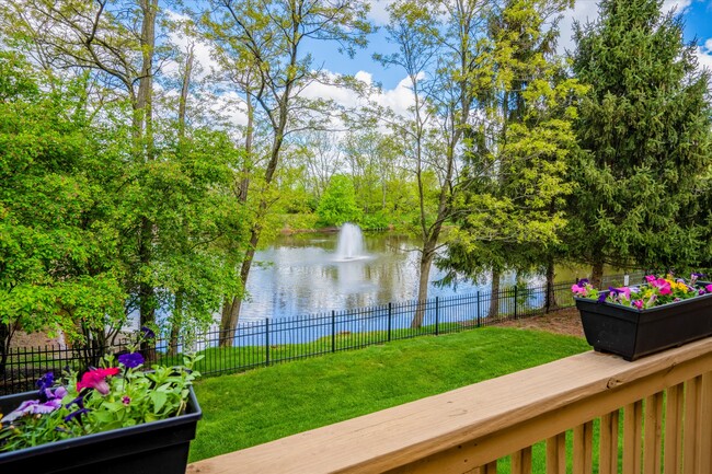 Pond with fountain - 43 Penn Crossing Dr