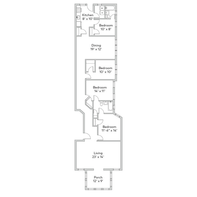Floorplan - 5427 S. Greenwood