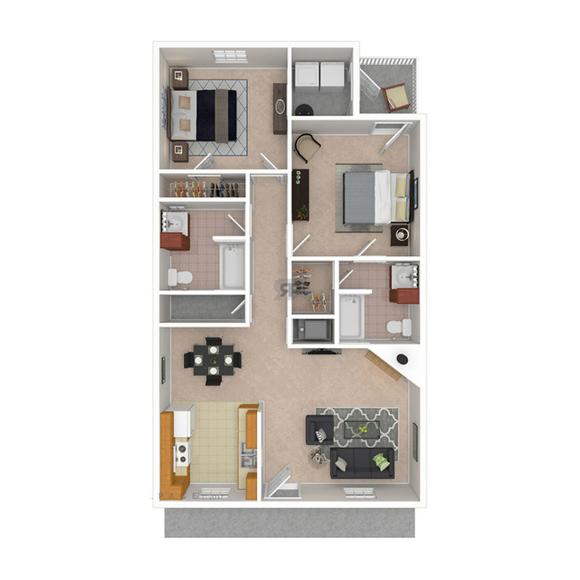 Floorplan - Spurlock North Apartments