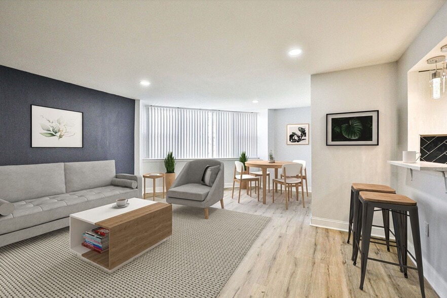 Deluxe Open Layout - West River Apartments