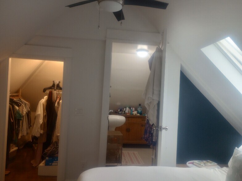 Attic bedroom half bath and closet - 5804 W Wells St