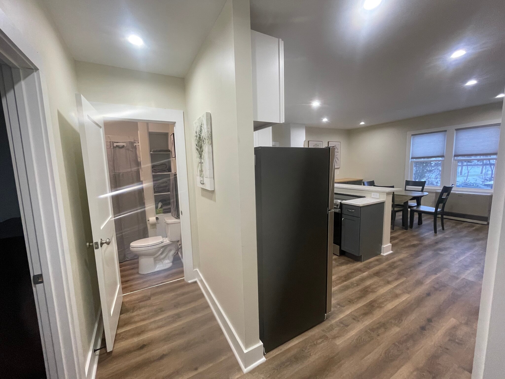 Bath & hall from BR - 151 E Allen St