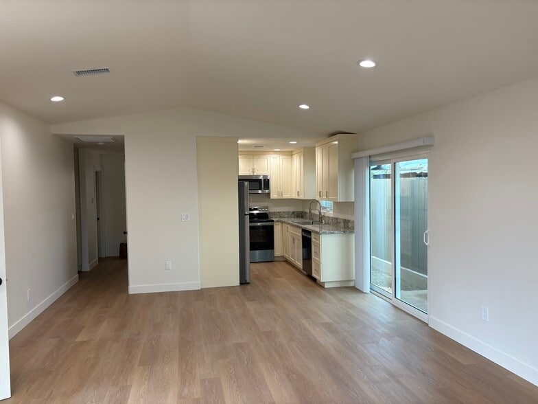Kitchen view from living room - 57 Palomar St