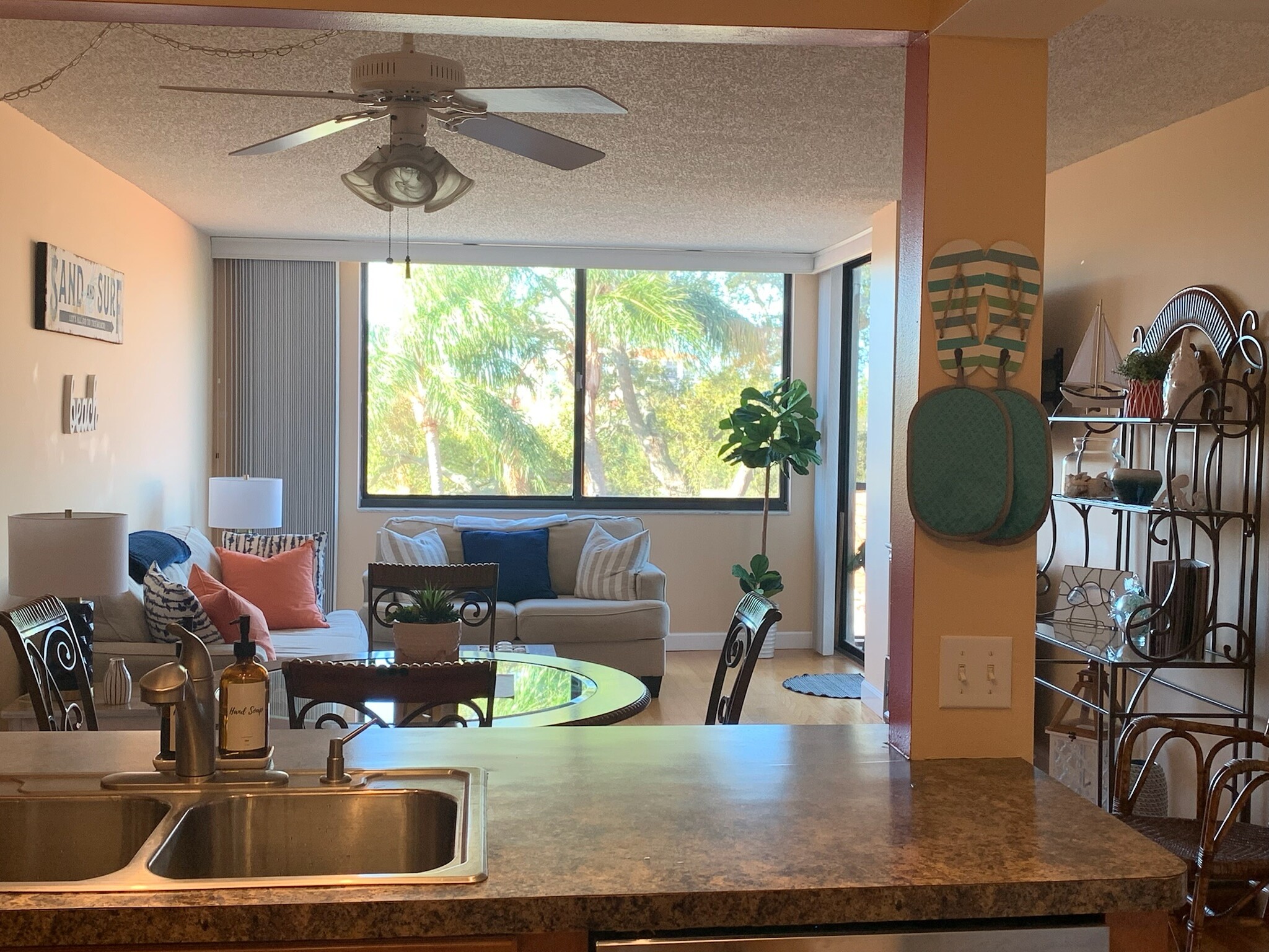 Luxurious hardwood floors throughout most of the unit - 6219 Palma Del Mar Blvd S