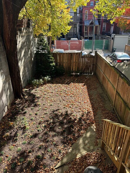 Rear yard under development. - 1336 Kenyon St NW