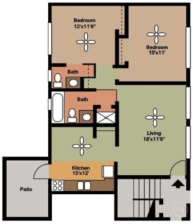 Floorplan - La Aloma Apartments