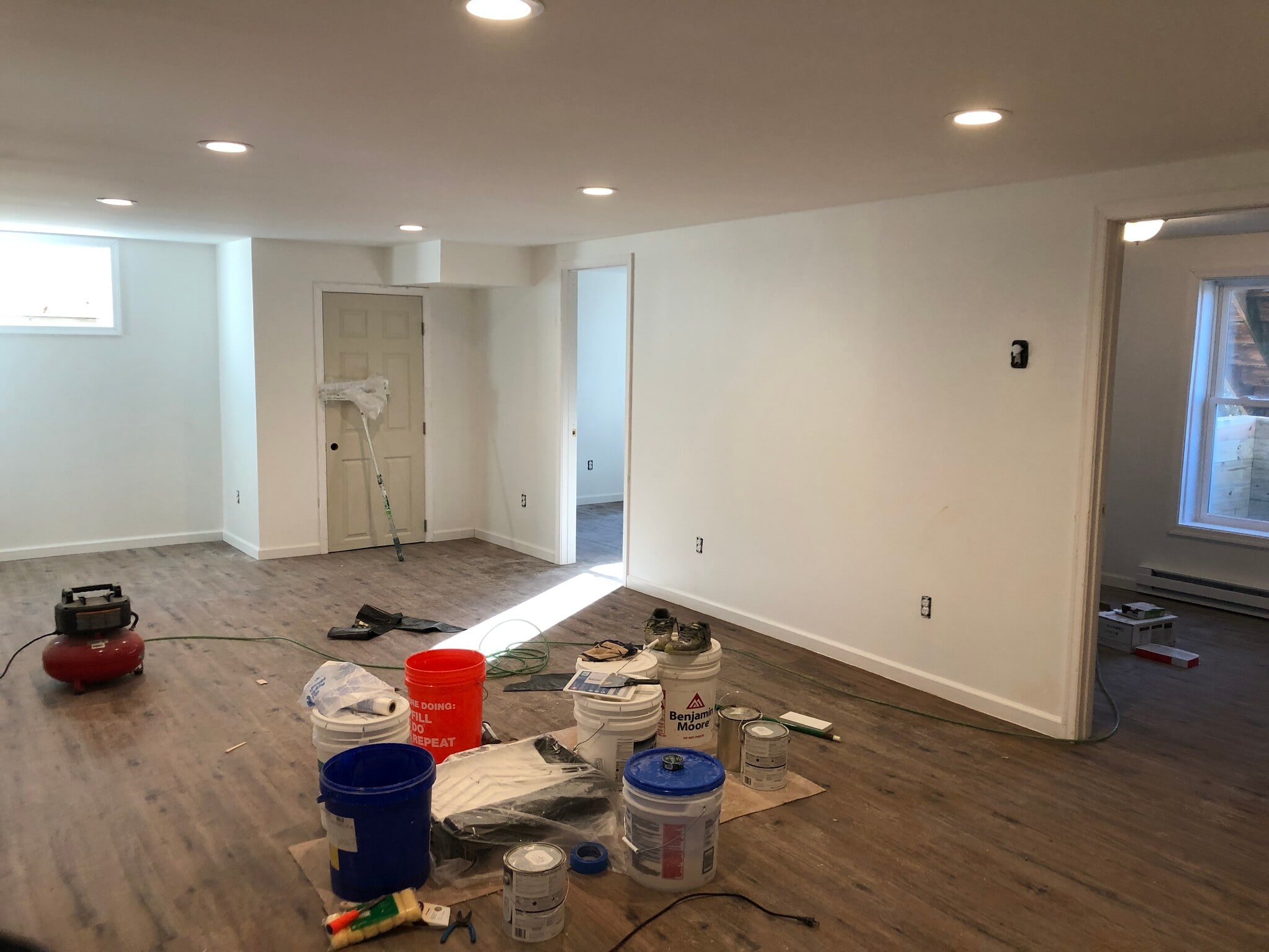 lower-level close to completion - 1503 Grissom Ln