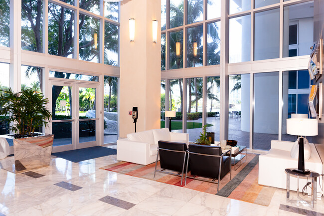 Back Lobby with River Views - 185 SW 7th St