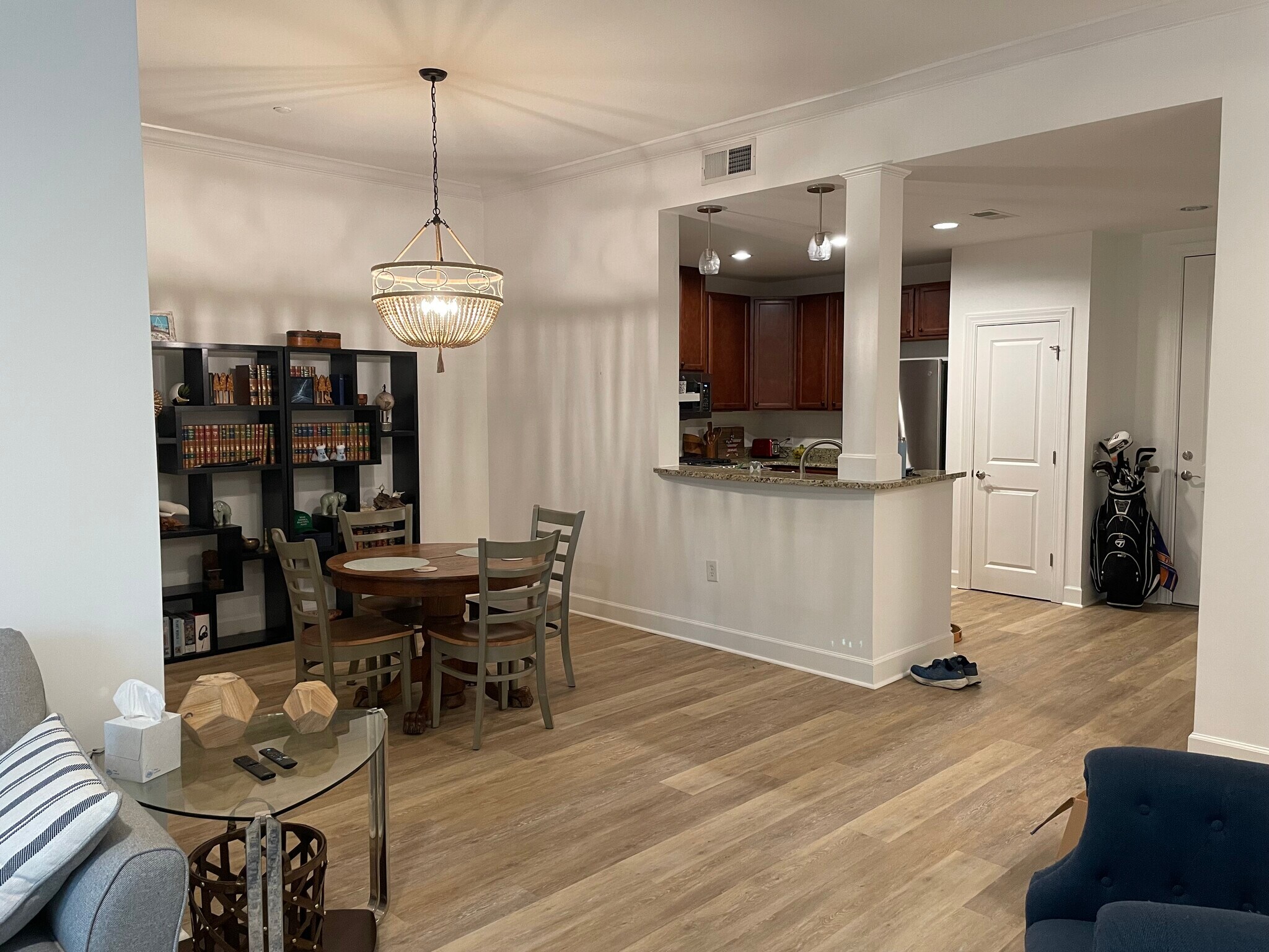 The dining room as seen from the living room - 145 Pier View St