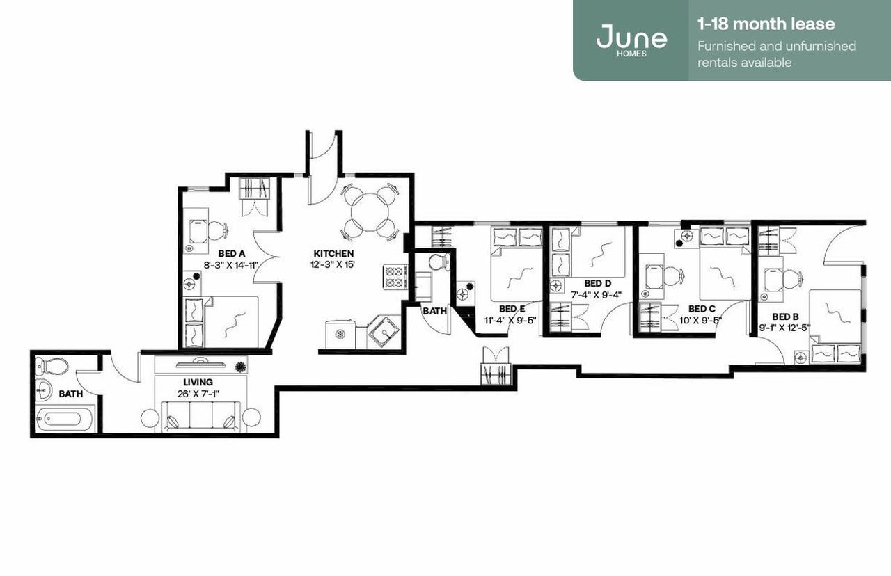 Building Photo - Room in Shared 5 bed/1.5 bath home