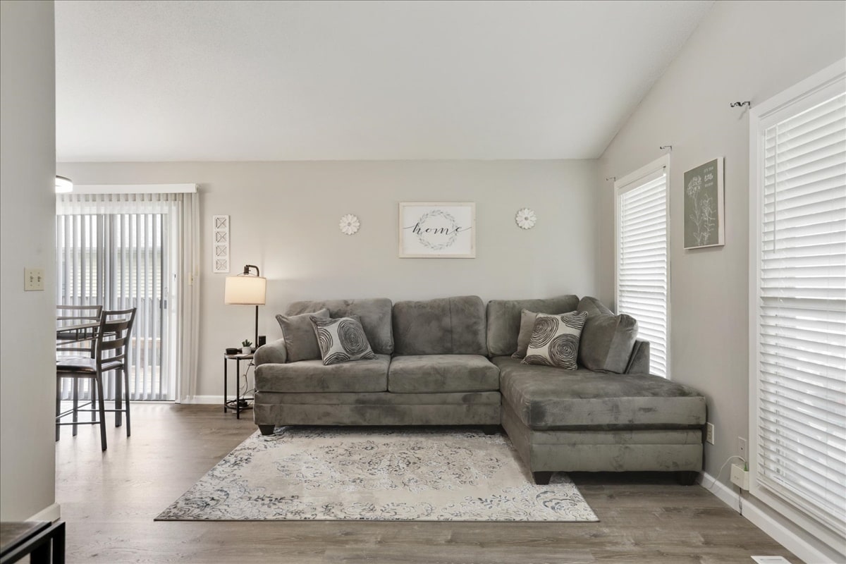 Living Room. Couch is SO COMFY! (Double wide, and sleeps like 2 twin beds) - 1001 N Coler Ave