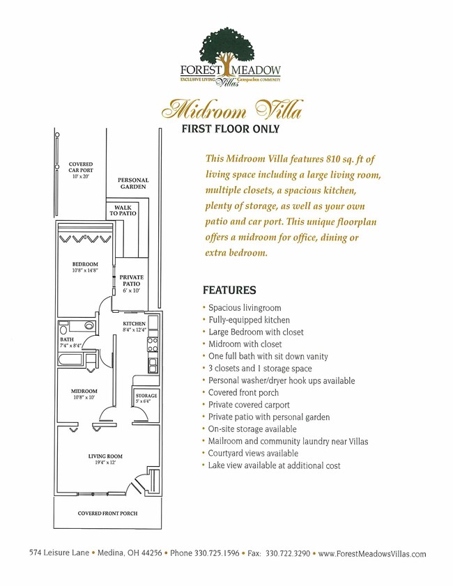 Single Villa - Forest Meadows Villas / 55 & Older Community