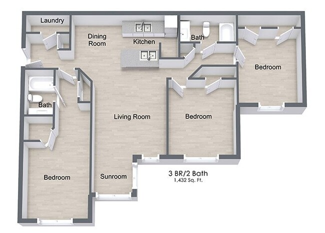 Floorplan - Mill Creek Place