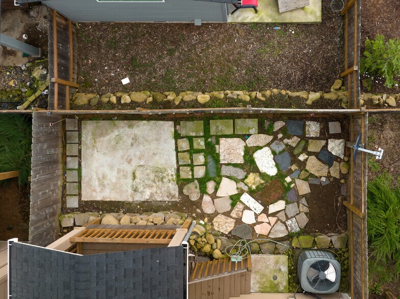 aerial of back yard - 1295 Windsong Dr