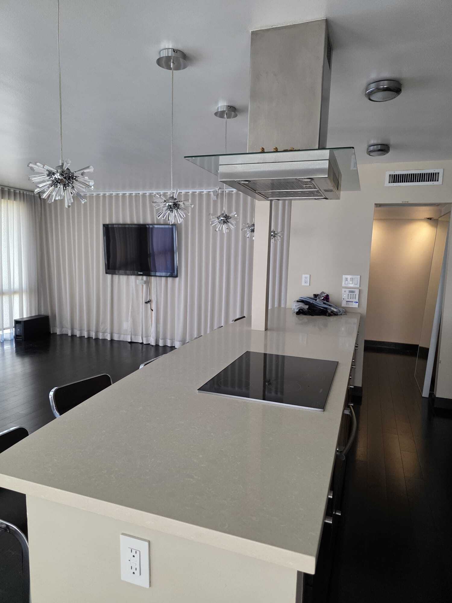 Open concept kitchen/living area - 800 W 1st St
