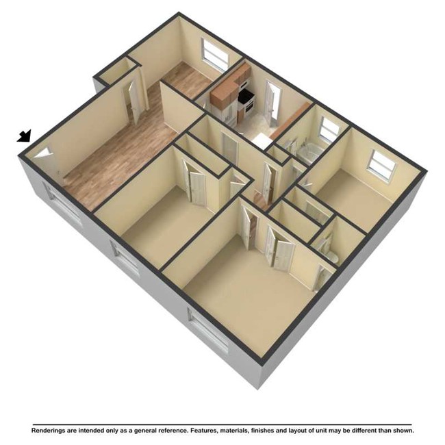 Floorplan - Flats at 235