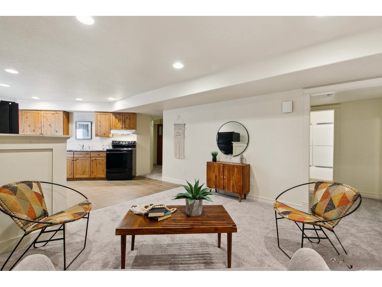 living room into kitchen - 1005 Laporte Ave