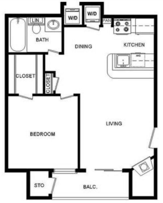 Floorplan - Fountains of Jupiter Apartments