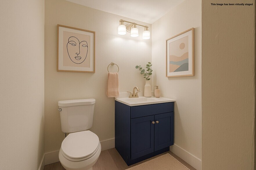Powder Room Staged - 2262 NW 59th Way