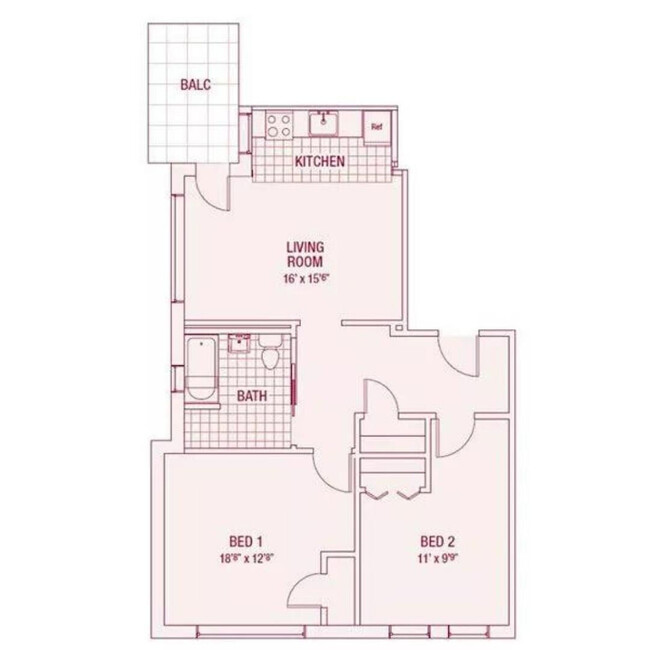 Floorplan - R Street Apartments