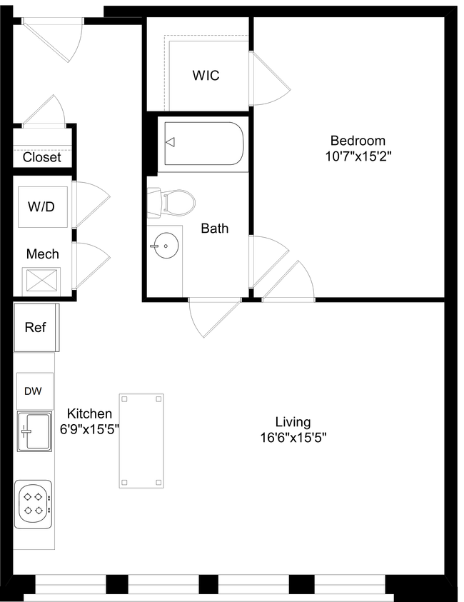 Floorplan - The Swift at Petworth Metro