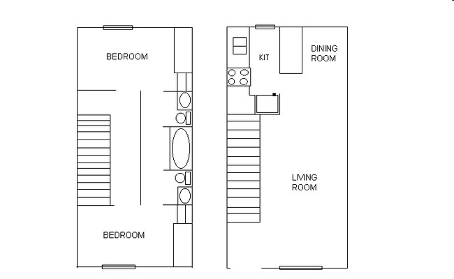 2BR/1.5BA - Tamarack Village Apartments