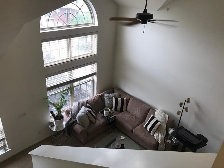 View from Loft to two story Living Room - 1407 Ashford Ct