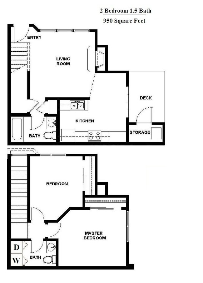 Floorplan - Chestnut Valley Townhomes