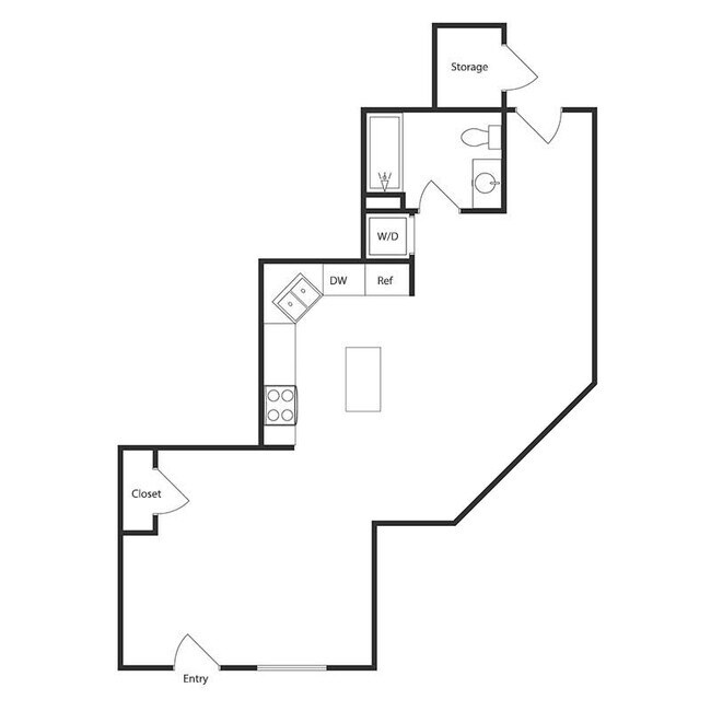Floorplan - Portage Commons Apartment Homes
