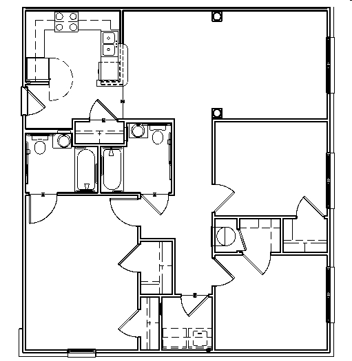 2BR/2BA - Breckenridge Court Apartments