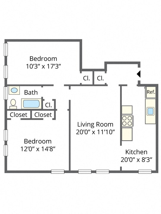 Floorplan - Madison Apartments