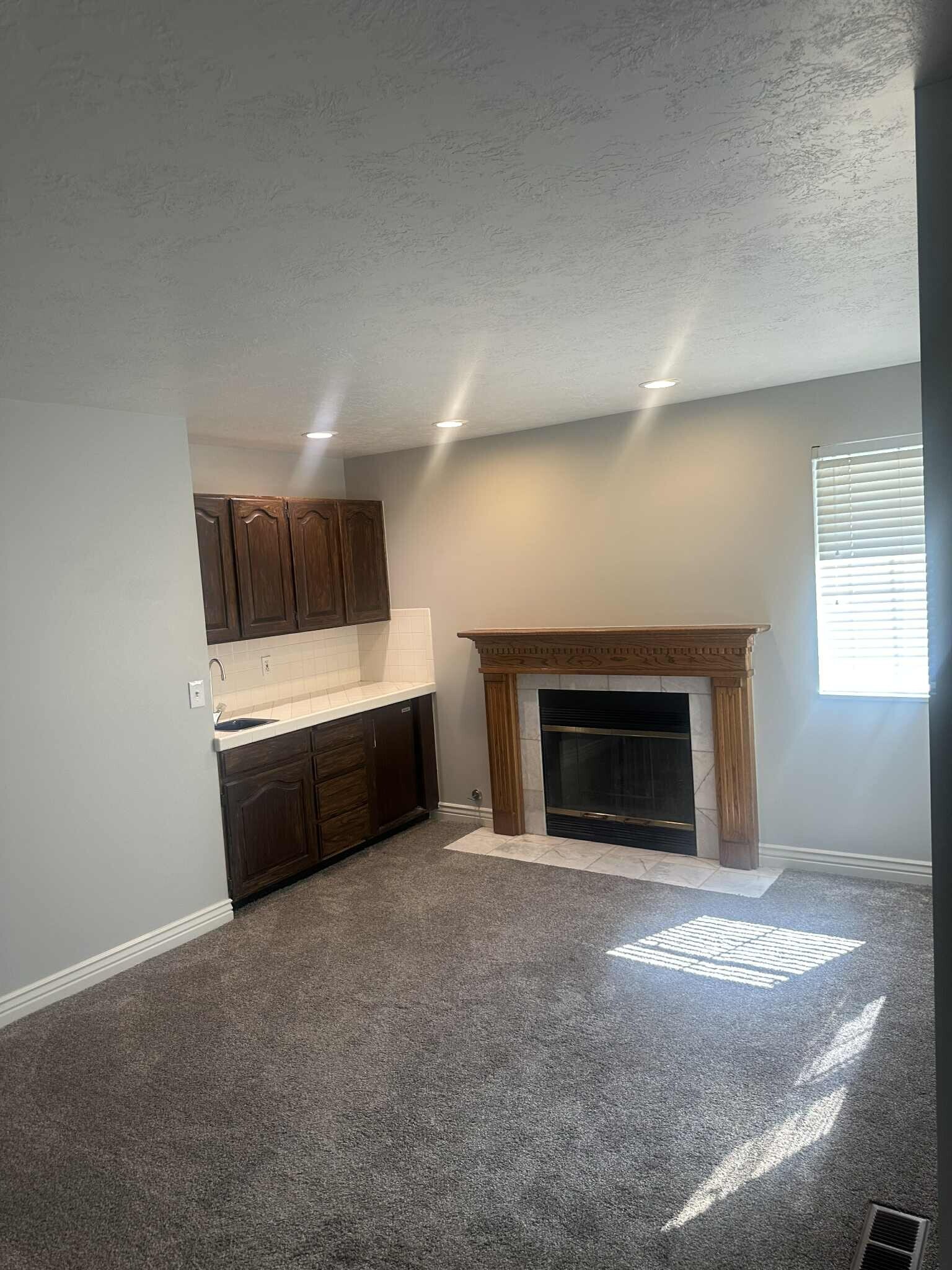 bonus room with fireplace - 9228 S Stone Point Pl