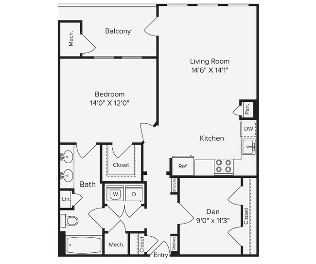 Floorplan - Avalon Arlington North