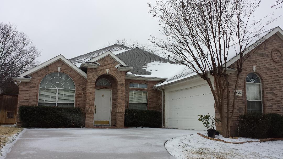 It felt like winter today; other images to follow - 7805 Brook Meadow ln