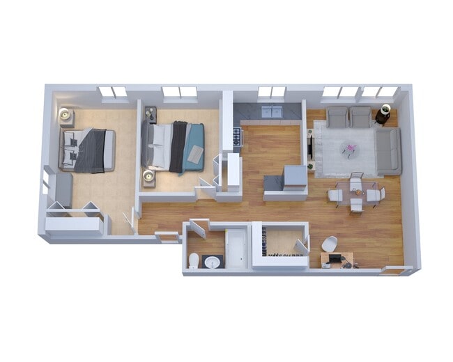 Floorplan - Granite City Apartments