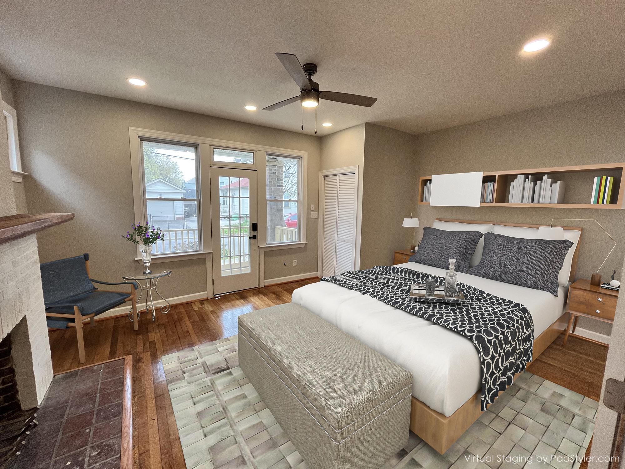 Master bedroom - 3608 Omohundro Ave