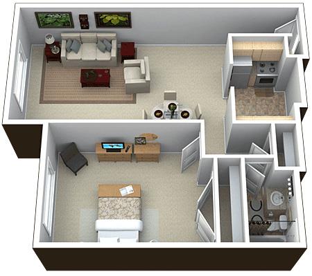 Floorplan - Silver Spring Towers