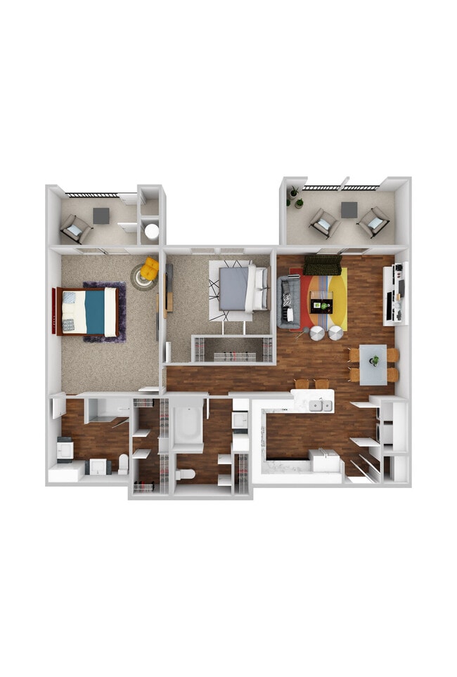 Floorplan - Mariposa Jason Avenue 55+ Apartment Homes