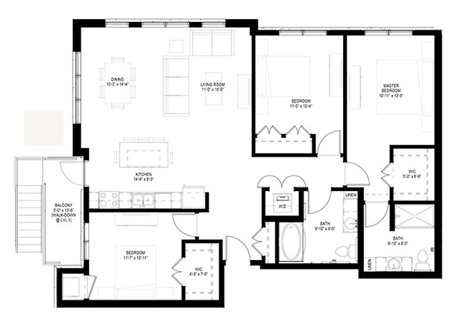 Floorplan - Grand Central Flats