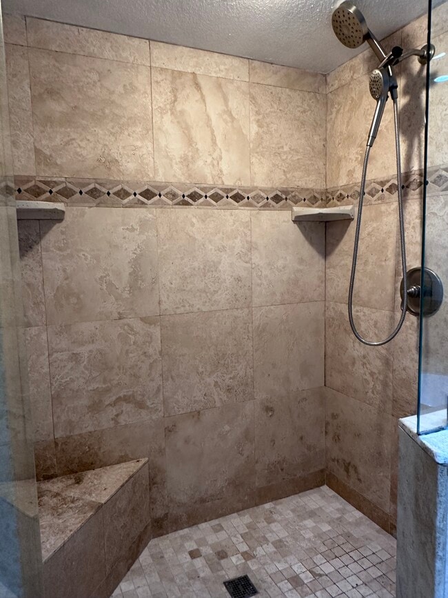 Large Primary walk-in shower - 1957 Temple Ave