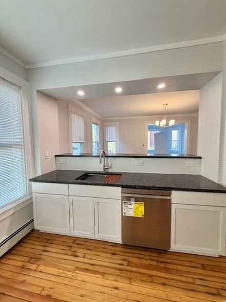 Kitchen open to dining room - 239 Center St