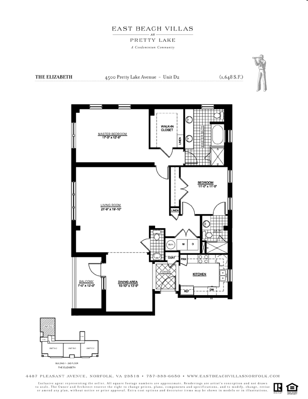 2BR/2BA - East Beach Villas